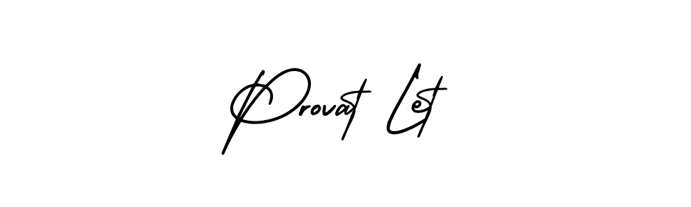 Create a beautiful signature design for name Provat Let. With this signature (AmerikaSignatureDemo-Regular) fonts, you can make a handwritten signature for free. Provat Let signature style 3 images and pictures png