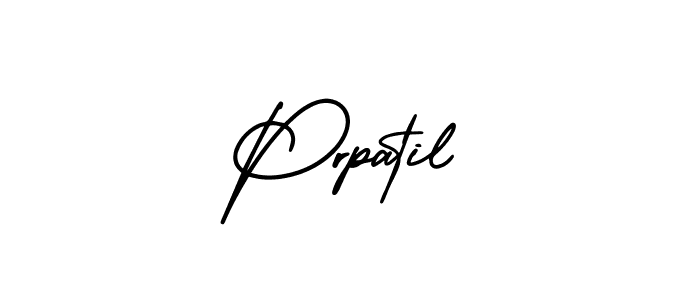 Use a signature maker to create a handwritten signature online. With this signature software, you can design (AmerikaSignatureDemo-Regular) your own signature for name Prpatil. Prpatil signature style 3 images and pictures png