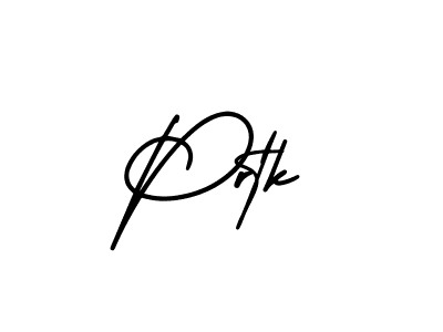 It looks lik you need a new signature style for name Prtk. Design unique handwritten (AmerikaSignatureDemo-Regular) signature with our free signature maker in just a few clicks. Prtk signature style 3 images and pictures png