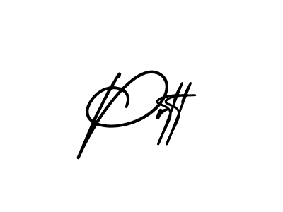 The best way (AmerikaSignatureDemo-Regular) to make a short signature is to pick only two or three words in your name. The name Prtt include a total of six letters. For converting this name. Prtt signature style 3 images and pictures png