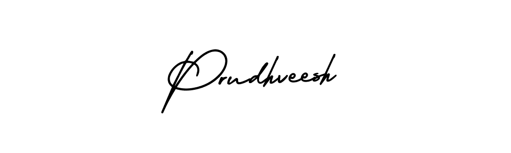 Best and Professional Signature Style for Prudhveesh. AmerikaSignatureDemo-Regular Best Signature Style Collection. Prudhveesh signature style 3 images and pictures png