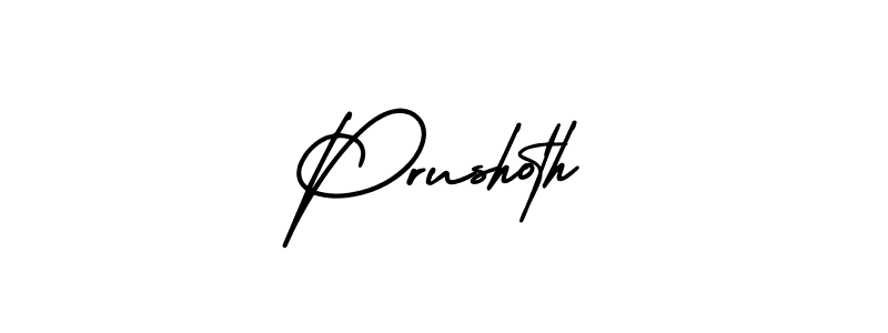 Make a beautiful signature design for name Prushoth. Use this online signature maker to create a handwritten signature for free. Prushoth signature style 3 images and pictures png