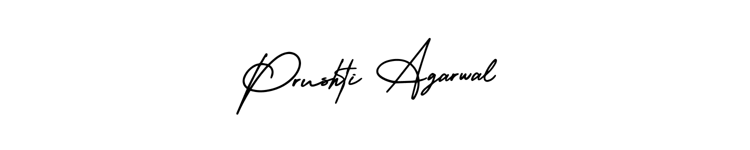 How to Draw Prushti Agarwal signature style? AmerikaSignatureDemo-Regular is a latest design signature styles for name Prushti Agarwal. Prushti Agarwal signature style 3 images and pictures png