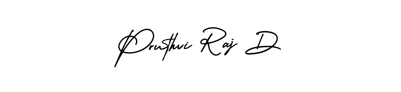 It looks lik you need a new signature style for name Pruthvi Raj D. Design unique handwritten (AmerikaSignatureDemo-Regular) signature with our free signature maker in just a few clicks. Pruthvi Raj D signature style 3 images and pictures png