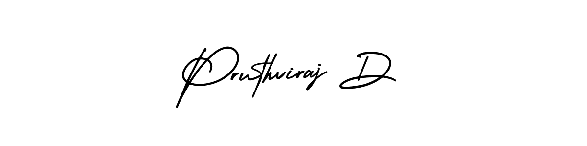 AmerikaSignatureDemo-Regular is a professional signature style that is perfect for those who want to add a touch of class to their signature. It is also a great choice for those who want to make their signature more unique. Get Pruthviraj D name to fancy signature for free. Pruthviraj D signature style 3 images and pictures png