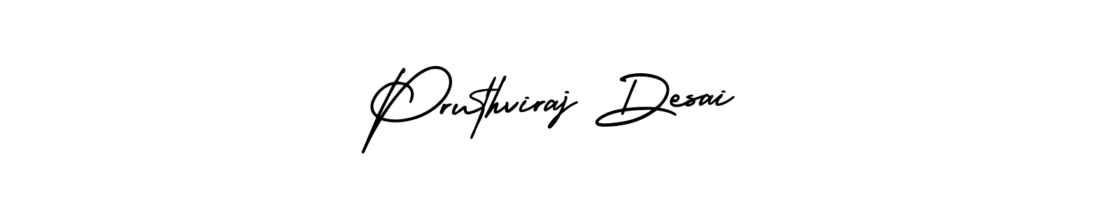 Make a beautiful signature design for name Pruthviraj Desai. Use this online signature maker to create a handwritten signature for free. Pruthviraj Desai signature style 3 images and pictures png