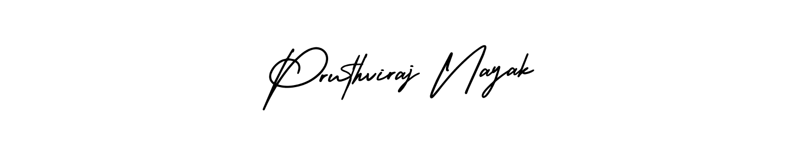 Design your own signature with our free online signature maker. With this signature software, you can create a handwritten (AmerikaSignatureDemo-Regular) signature for name Pruthviraj Nayak. Pruthviraj Nayak signature style 3 images and pictures png