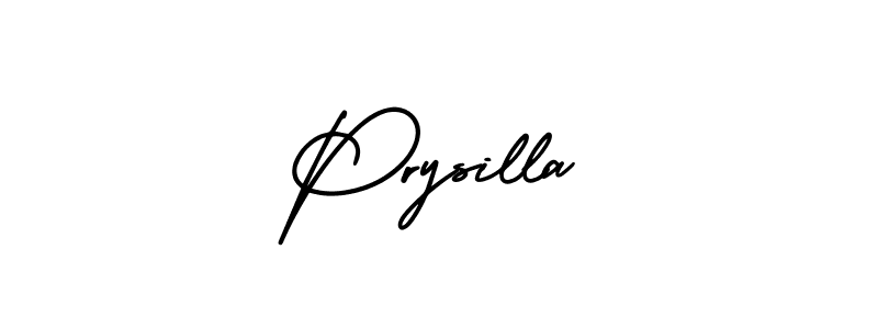 Also we have Prysilla name is the best signature style. Create professional handwritten signature collection using AmerikaSignatureDemo-Regular autograph style. Prysilla signature style 3 images and pictures png