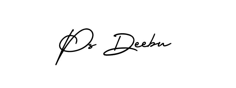 Make a beautiful signature design for name Ps Deebu. Use this online signature maker to create a handwritten signature for free. Ps Deebu signature style 3 images and pictures png