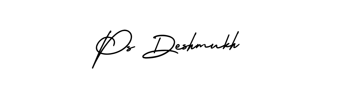 It looks lik you need a new signature style for name Ps Deshmukh. Design unique handwritten (AmerikaSignatureDemo-Regular) signature with our free signature maker in just a few clicks. Ps Deshmukh signature style 3 images and pictures png