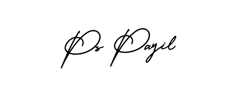 Make a beautiful signature design for name Ps Payil. With this signature (AmerikaSignatureDemo-Regular) style, you can create a handwritten signature for free. Ps Payil signature style 3 images and pictures png