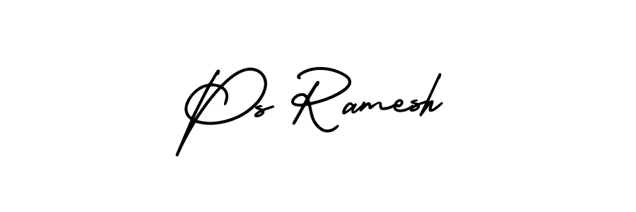 Also You can easily find your signature by using the search form. We will create Ps Ramesh name handwritten signature images for you free of cost using AmerikaSignatureDemo-Regular sign style. Ps Ramesh signature style 3 images and pictures png