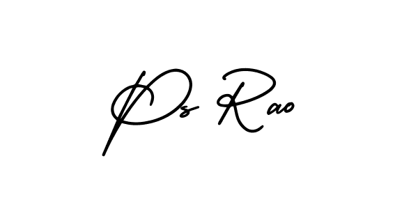 Best and Professional Signature Style for Ps Rao. AmerikaSignatureDemo-Regular Best Signature Style Collection. Ps Rao signature style 3 images and pictures png