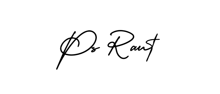 Create a beautiful signature design for name Ps Raut. With this signature (AmerikaSignatureDemo-Regular) fonts, you can make a handwritten signature for free. Ps Raut signature style 3 images and pictures png