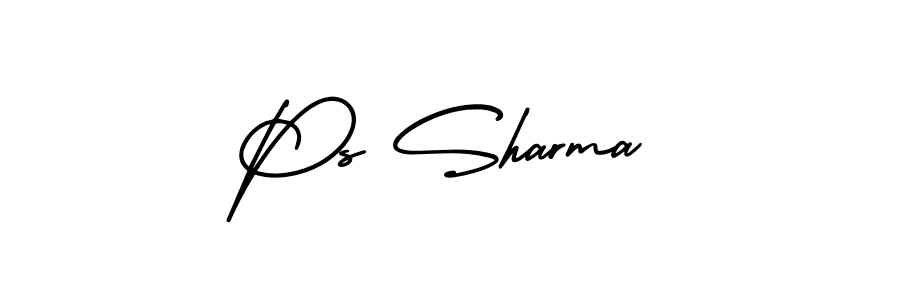 It looks lik you need a new signature style for name Ps Sharma. Design unique handwritten (AmerikaSignatureDemo-Regular) signature with our free signature maker in just a few clicks. Ps Sharma signature style 3 images and pictures png