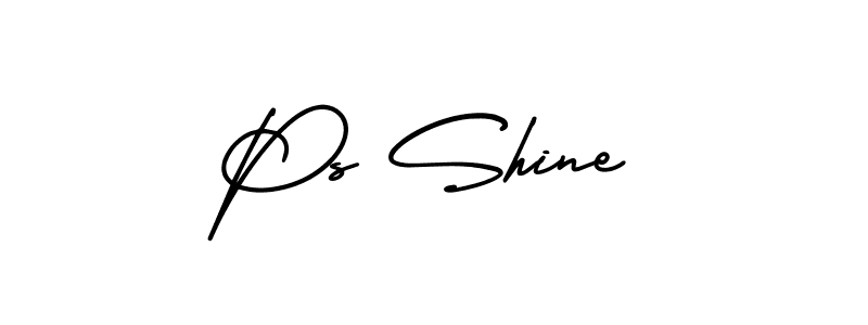 How to make Ps Shine signature? AmerikaSignatureDemo-Regular is a professional autograph style. Create handwritten signature for Ps Shine name. Ps Shine signature style 3 images and pictures png