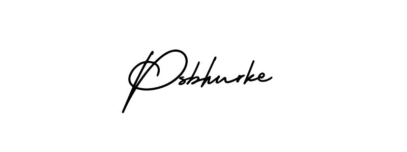 Similarly AmerikaSignatureDemo-Regular is the best handwritten signature design. Signature creator online .You can use it as an online autograph creator for name Psbhurke. Psbhurke signature style 3 images and pictures png