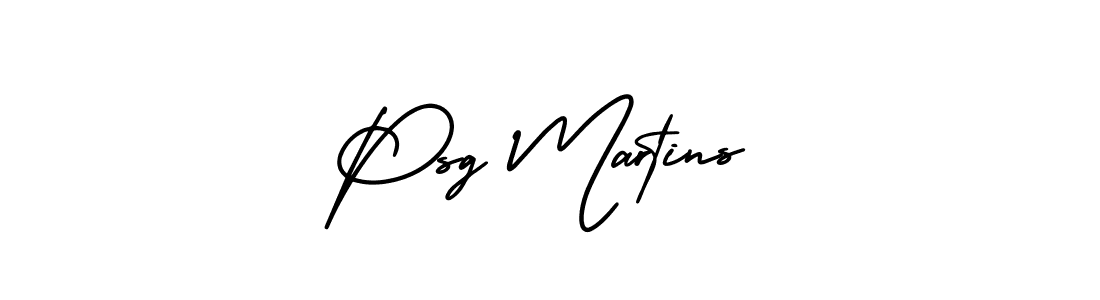 Psg Martins stylish signature style. Best Handwritten Sign (AmerikaSignatureDemo-Regular) for my name. Handwritten Signature Collection Ideas for my name Psg Martins. Psg Martins signature style 3 images and pictures png