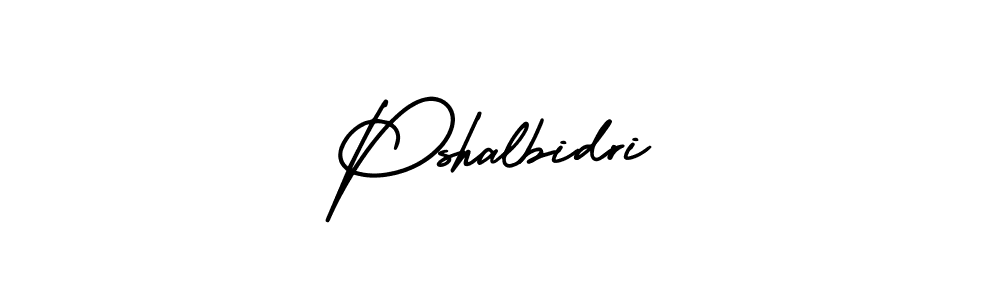 How to make Pshalbidri signature? AmerikaSignatureDemo-Regular is a professional autograph style. Create handwritten signature for Pshalbidri name. Pshalbidri signature style 3 images and pictures png