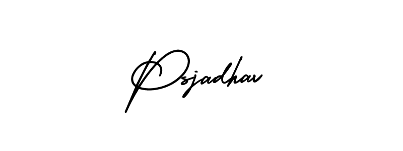 AmerikaSignatureDemo-Regular is a professional signature style that is perfect for those who want to add a touch of class to their signature. It is also a great choice for those who want to make their signature more unique. Get Psjadhav name to fancy signature for free. Psjadhav signature style 3 images and pictures png