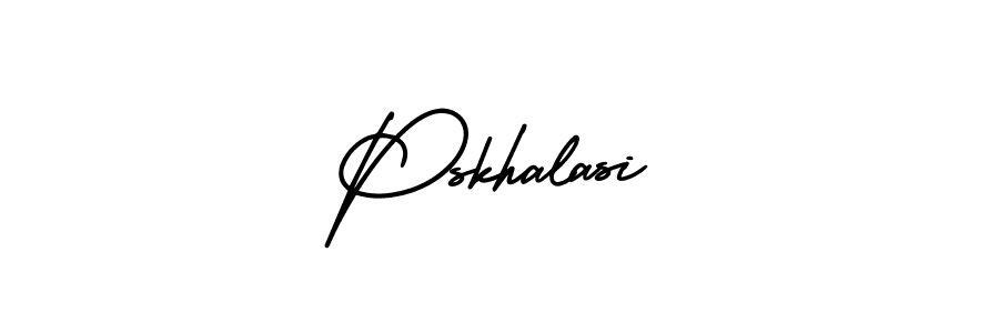 It looks lik you need a new signature style for name Pskhalasi. Design unique handwritten (AmerikaSignatureDemo-Regular) signature with our free signature maker in just a few clicks. Pskhalasi signature style 3 images and pictures png