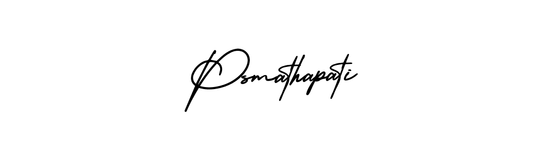 How to make Psmathapati signature? AmerikaSignatureDemo-Regular is a professional autograph style. Create handwritten signature for Psmathapati name. Psmathapati signature style 3 images and pictures png