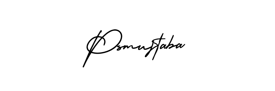 Design your own signature with our free online signature maker. With this signature software, you can create a handwritten (AmerikaSignatureDemo-Regular) signature for name Psmujtaba. Psmujtaba signature style 3 images and pictures png