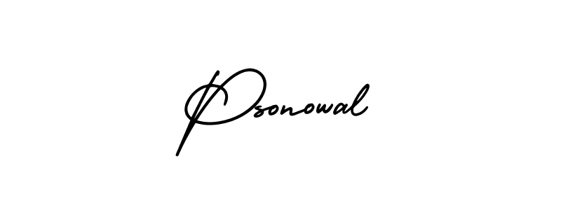 Make a beautiful signature design for name Psonowal. Use this online signature maker to create a handwritten signature for free. Psonowal signature style 3 images and pictures png