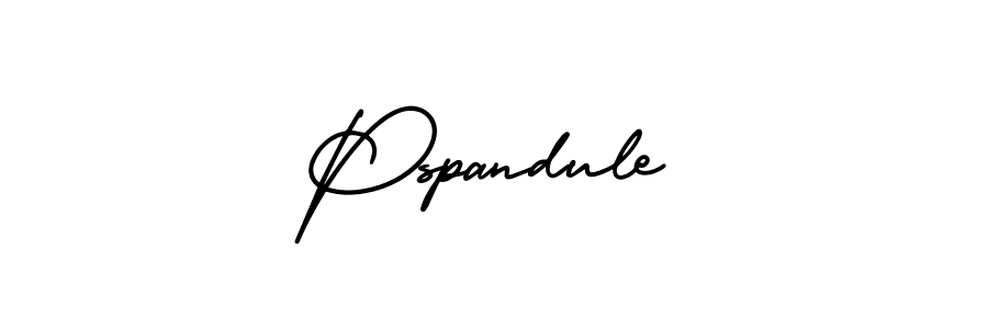 Create a beautiful signature design for name Pspandule. With this signature (AmerikaSignatureDemo-Regular) fonts, you can make a handwritten signature for free. Pspandule signature style 3 images and pictures png