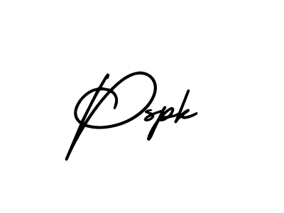 The best way (AmerikaSignatureDemo-Regular) to make a short signature is to pick only two or three words in your name. The name Pspk include a total of six letters. For converting this name. Pspk signature style 3 images and pictures png