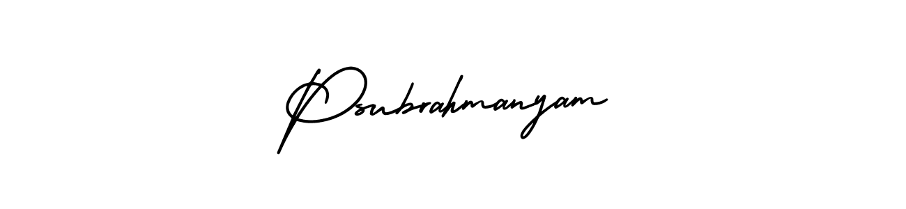 Make a short Psubrahmanyam signature style. Manage your documents anywhere anytime using AmerikaSignatureDemo-Regular. Create and add eSignatures, submit forms, share and send files easily. Psubrahmanyam signature style 3 images and pictures png