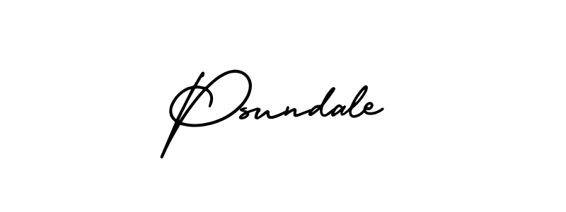 The best way (AmerikaSignatureDemo-Regular) to make a short signature is to pick only two or three words in your name. The name Psundale include a total of six letters. For converting this name. Psundale signature style 3 images and pictures png