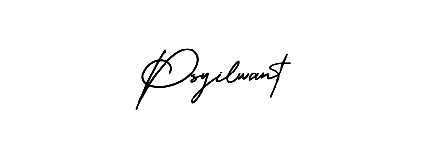 Design your own signature with our free online signature maker. With this signature software, you can create a handwritten (AmerikaSignatureDemo-Regular) signature for name Psyilwant. Psyilwant signature style 3 images and pictures png