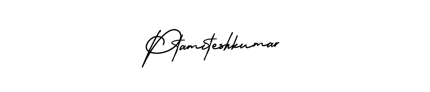 It looks lik you need a new signature style for name Ptamiteshkumar. Design unique handwritten (AmerikaSignatureDemo-Regular) signature with our free signature maker in just a few clicks. Ptamiteshkumar signature style 3 images and pictures png