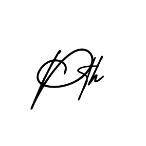 Use a signature maker to create a handwritten signature online. With this signature software, you can design (AmerikaSignatureDemo-Regular) your own signature for name Pth. Pth signature style 3 images and pictures png
