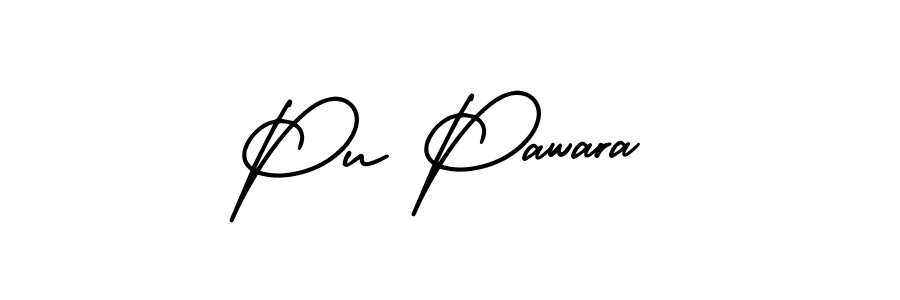 if you are searching for the best signature style for your name Pu Pawara. so please give up your signature search. here we have designed multiple signature styles  using AmerikaSignatureDemo-Regular. Pu Pawara signature style 3 images and pictures png