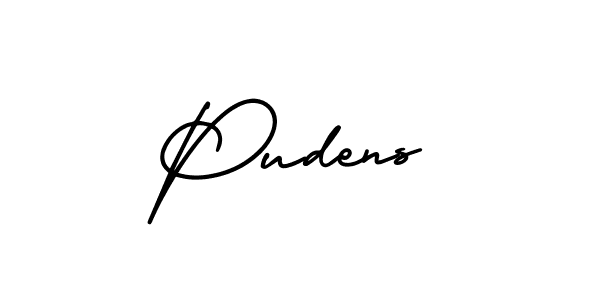 Make a short Pudens signature style. Manage your documents anywhere anytime using AmerikaSignatureDemo-Regular. Create and add eSignatures, submit forms, share and send files easily. Pudens signature style 3 images and pictures png