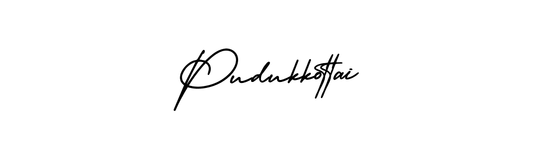 You should practise on your own different ways (AmerikaSignatureDemo-Regular) to write your name (Pudukkottai) in signature. don't let someone else do it for you. Pudukkottai signature style 3 images and pictures png