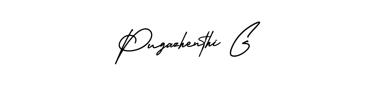 Make a beautiful signature design for name Pugazhenthi G. Use this online signature maker to create a handwritten signature for free. Pugazhenthi G signature style 3 images and pictures png