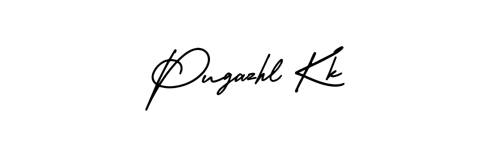 Create a beautiful signature design for name Pugazhl Kk. With this signature (AmerikaSignatureDemo-Regular) fonts, you can make a handwritten signature for free. Pugazhl Kk signature style 3 images and pictures png