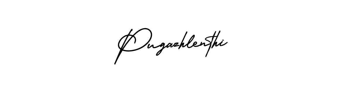 How to Draw Pugazhlenthi signature style? AmerikaSignatureDemo-Regular is a latest design signature styles for name Pugazhlenthi. Pugazhlenthi signature style 3 images and pictures png