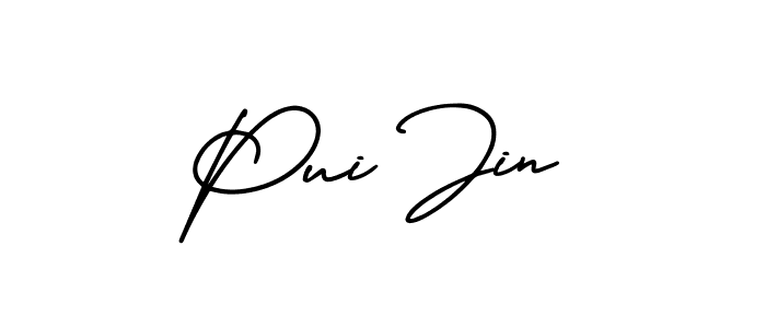 Make a beautiful signature design for name Pui Jin. Use this online signature maker to create a handwritten signature for free. Pui Jin signature style 3 images and pictures png