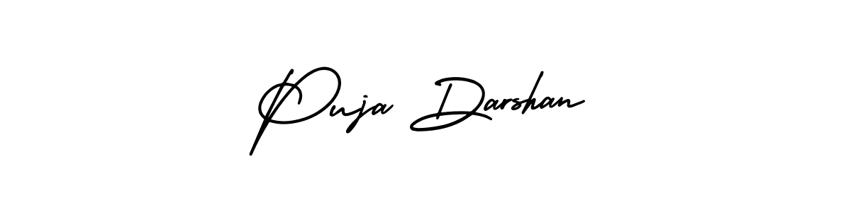 Also You can easily find your signature by using the search form. We will create Puja Darshan name handwritten signature images for you free of cost using AmerikaSignatureDemo-Regular sign style. Puja Darshan signature style 3 images and pictures png