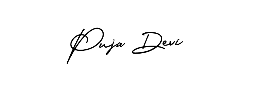 Make a beautiful signature design for name Puja Devi. Use this online signature maker to create a handwritten signature for free. Puja Devi signature style 3 images and pictures png