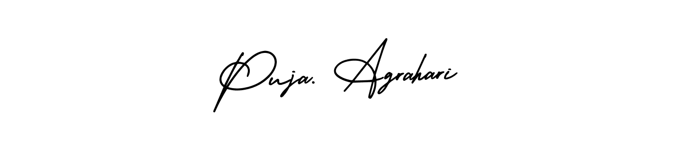 Similarly AmerikaSignatureDemo-Regular is the best handwritten signature design. Signature creator online .You can use it as an online autograph creator for name Puja. Agrahari. Puja. Agrahari signature style 3 images and pictures png