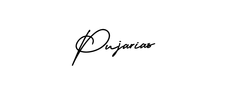 See photos of Pujarias official signature by Spectra . Check more albums & portfolios. Read reviews & check more about AmerikaSignatureDemo-Regular font. Pujarias signature style 3 images and pictures png