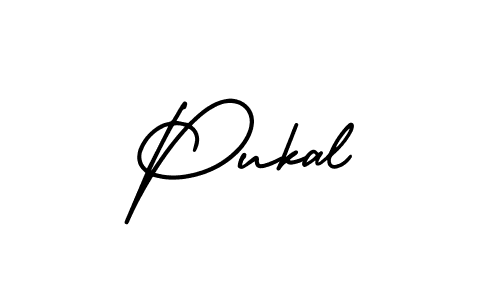 Design your own signature with our free online signature maker. With this signature software, you can create a handwritten (AmerikaSignatureDemo-Regular) signature for name Pukal. Pukal signature style 3 images and pictures png