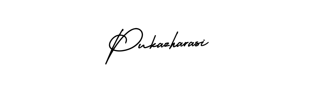 Create a beautiful signature design for name Pukazharasi. With this signature (AmerikaSignatureDemo-Regular) fonts, you can make a handwritten signature for free. Pukazharasi signature style 3 images and pictures png