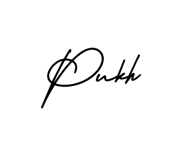 Design your own signature with our free online signature maker. With this signature software, you can create a handwritten (AmerikaSignatureDemo-Regular) signature for name Pukh. Pukh signature style 3 images and pictures png