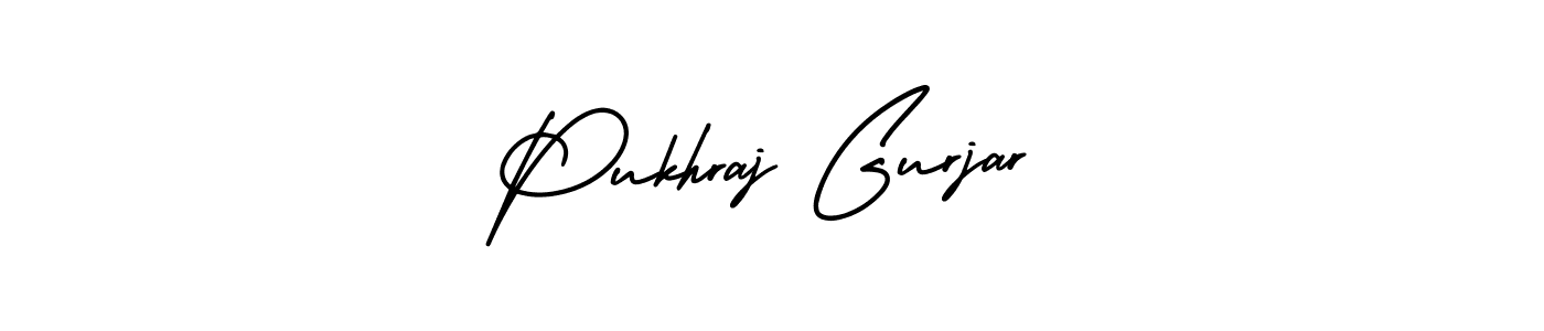 Make a short Pukhraj Gurjar signature style. Manage your documents anywhere anytime using AmerikaSignatureDemo-Regular. Create and add eSignatures, submit forms, share and send files easily. Pukhraj Gurjar signature style 3 images and pictures png